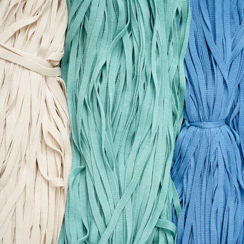 Coulisse in vita morbida con fettuccia in cotone a coste